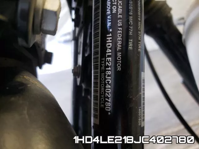 1HD4LE218JC402780 фото 2