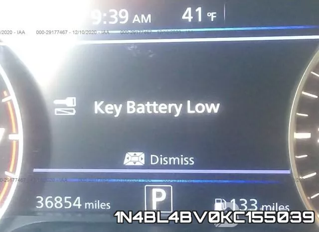 1N4BL4BV0KC155039 фото 8