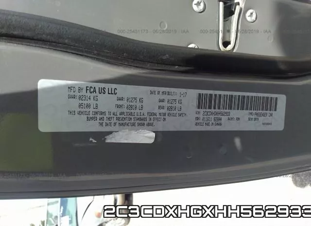 2C3CDXHGXHH562933 фото 9