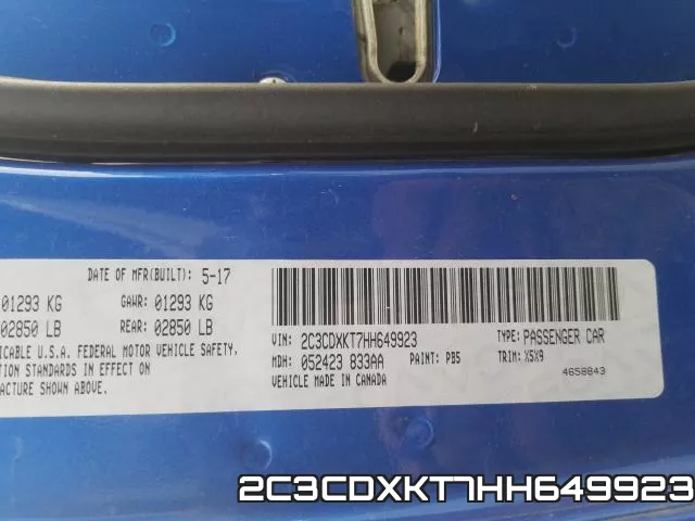 2C3CDXKT7HH649923 фото 2