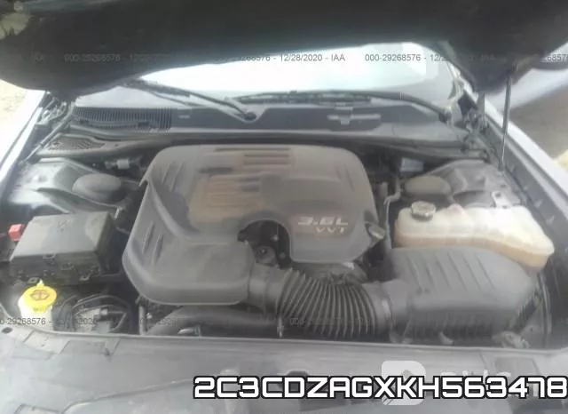 2C3CDZAGXKH563478 фото 2