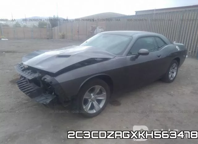 2C3CDZAGXKH563478 фото 3