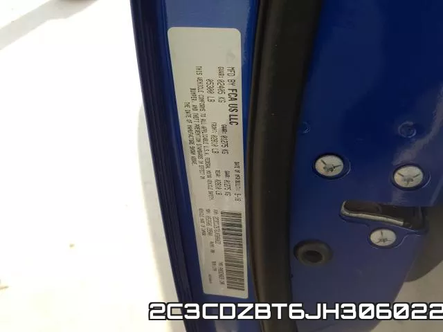 2C3CDZBT6JH306022 фото 2