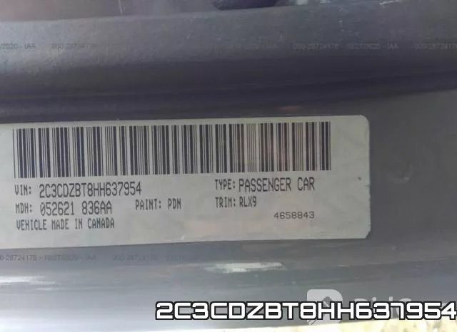 2C3CDZBT8HH637954 фото 8