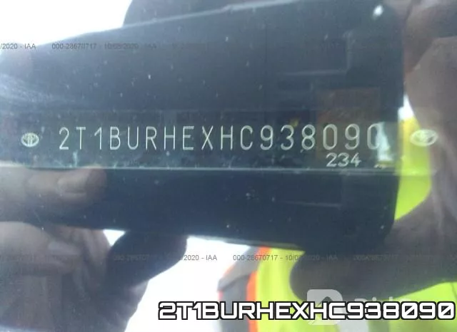 2T1BURHEXHC938090 фото 10