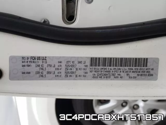 3C4PDCABXHT517857 фото 2