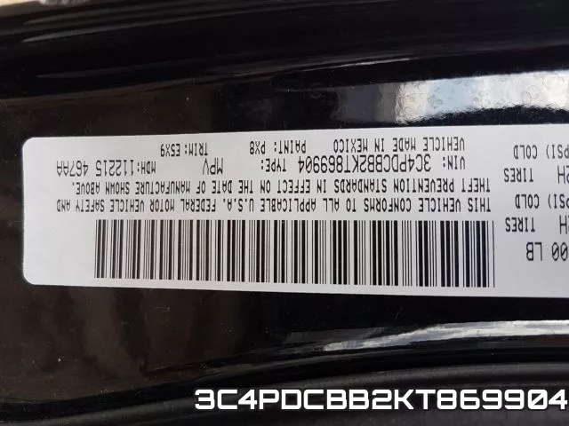 3C4PDCBB2KT869904 фото 2