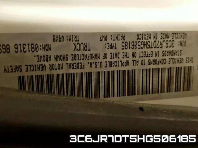 3C6JR7DT5HG506185 фото 2