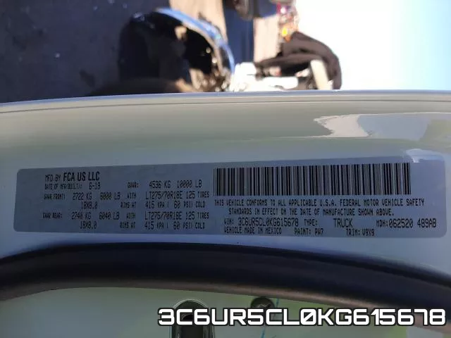 3C6UR5CL0KG615678 фото 2