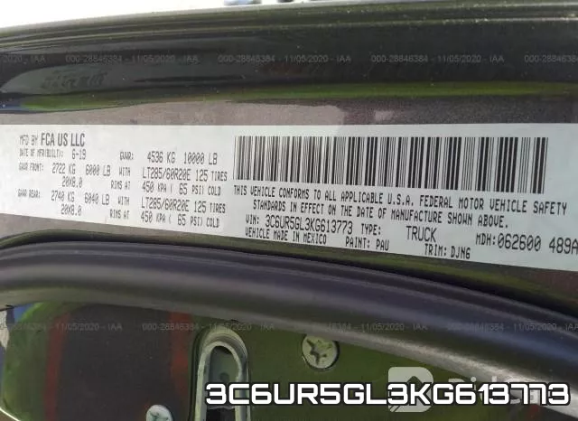 3C6UR5GL3KG613773 фото 10