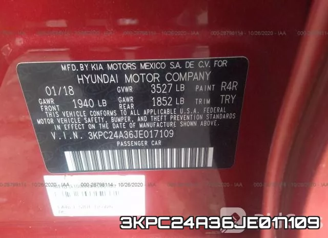 3KPC24A36JE017109 фото 10