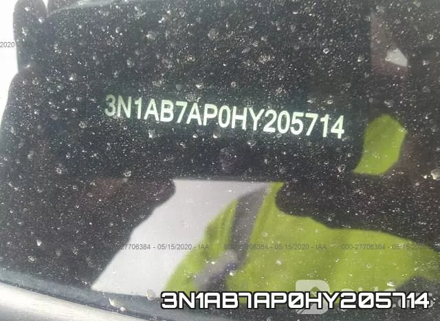 3N1AB7AP0HY205714 фото 9