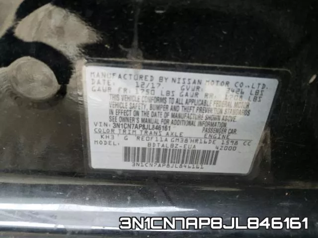 3N1CN7AP8JL846161 фото 2