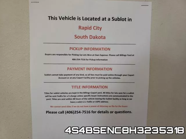 4S4BSENC8H3235318 фото 10