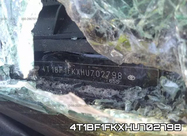 4T1BF1FKXHU702798 фото 10