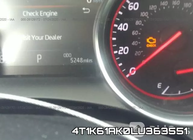 4T1K61AK0LU363551 фото 8