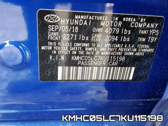 KMHC05LC7KU115198 фото 2