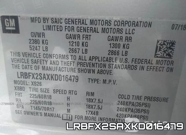 LRBFX2SAXKD016479 фото 10