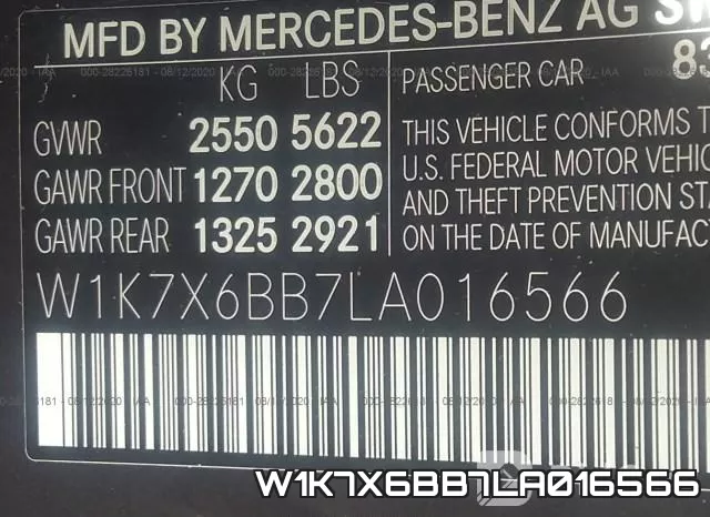 W1K7X6BB7LA016566 фото 10