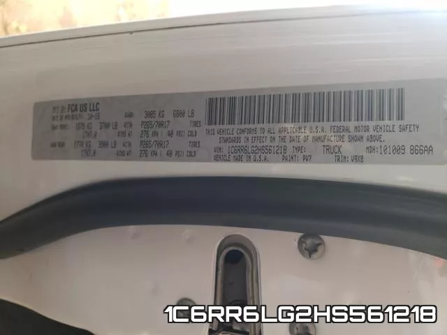 1C6RR6LG2HS561218 фото 2