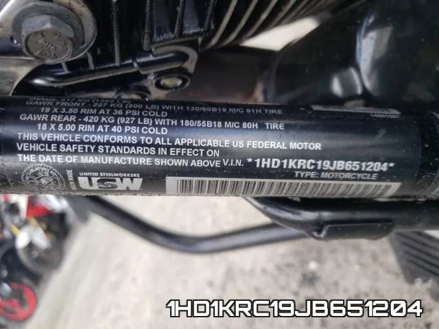 1HD1KRC19JB651204 фото 2