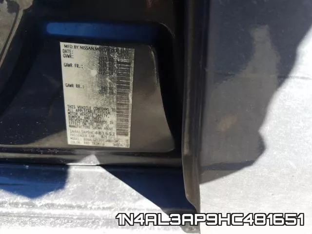 1N4AL3AP9HC481651 фото 2