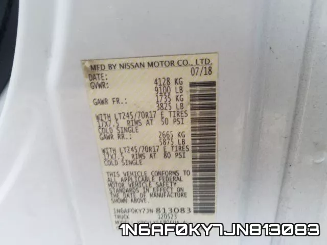 1N6AF0KY7JN813083 фото 2