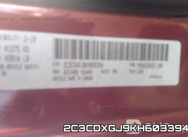 2C3CDXGJ9KH603394 фото 10