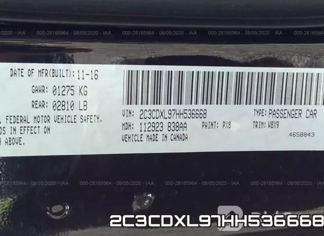 2C3CDXL97HH536668 фото 8