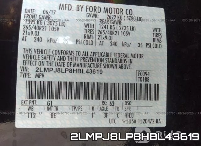 2LMPJ8LP8HBL43619 фото 10