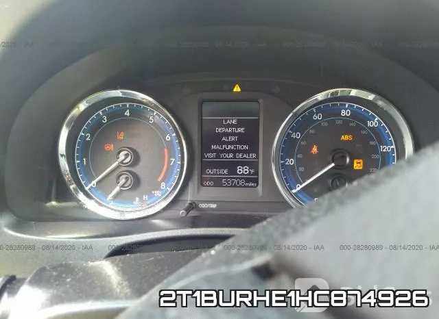 2T1BURHE1HC874926 фото 8