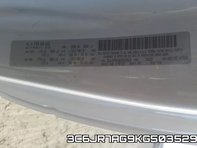 3C6JR7AG9KG503529 фото 2