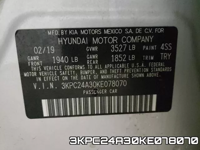 3KPC24A30KE078070 фото 2