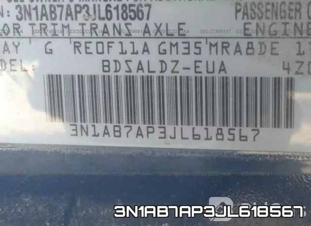 3N1AB7AP3JL618567 фото 10