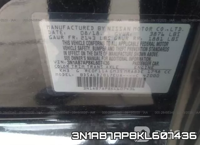 3N1AB7AP8KL607436 фото 9