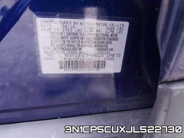 3N1CP5CUXJL522730 фото 2