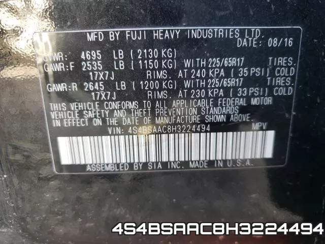 4S4BSAAC8H3224494 фото 2