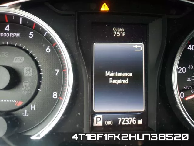 4T1BF1FK2HU738520 фото 8