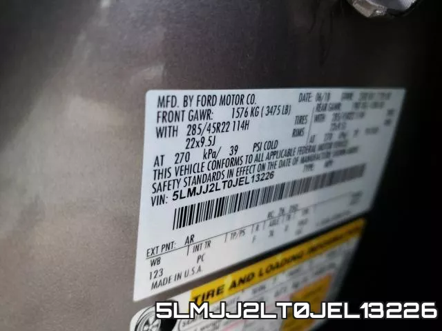 5LMJJ2LT0JEL13226 фото 2