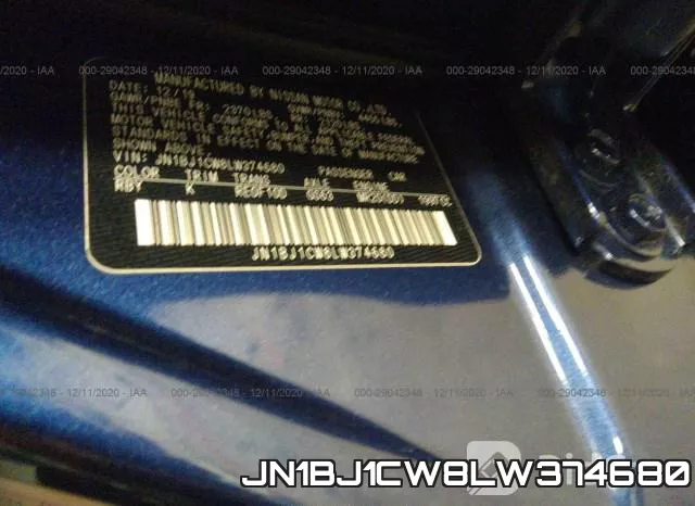 JN1BJ1CW8LW374680 фото 9