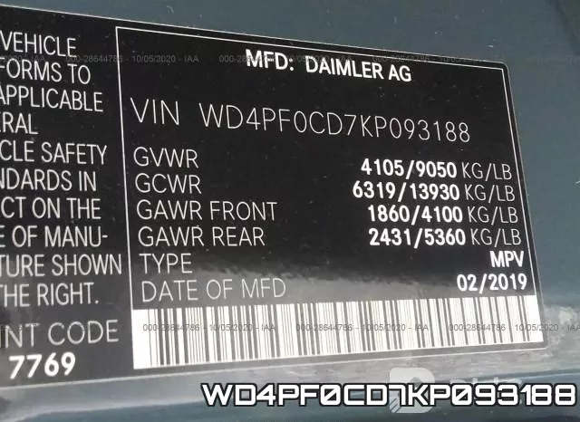 WD4PF0CD7KP093188 фото 9