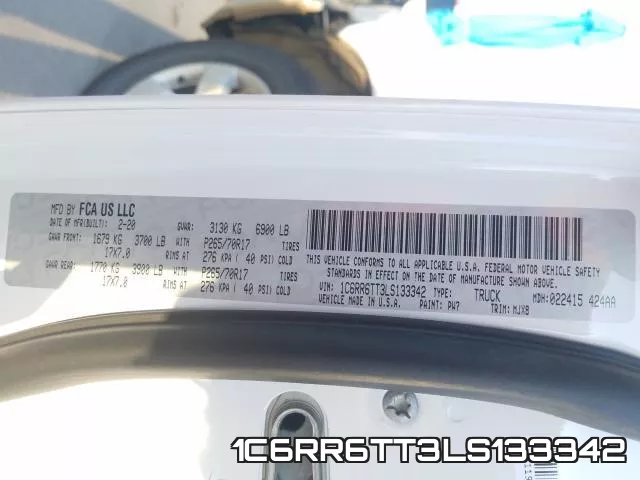 1C6RR6TT3LS133342 фото 2