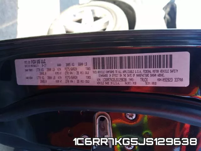 1C6RR7KG5JS129638 фото 2