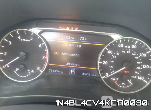 1N4BL4CV4KC170030 фото 8