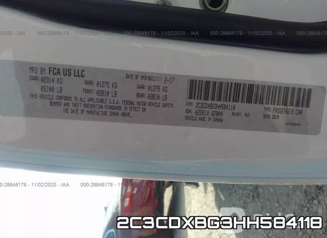2C3CDXBG3HH584118 фото 10