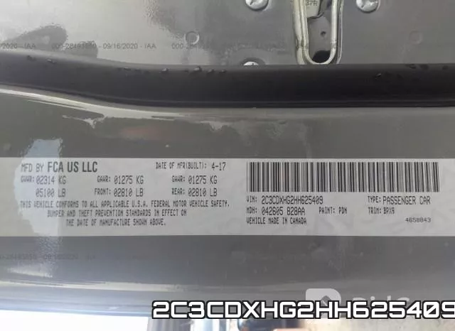 2C3CDXHG2HH625409 фото 10
