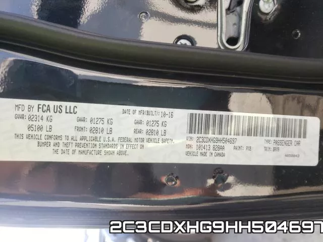 2C3CDXHG9HH504697 фото 2