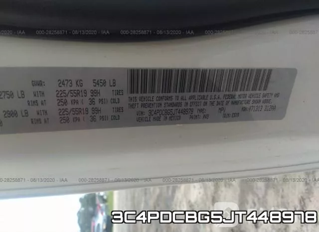 3C4PDCBG5JT448978 фото 9