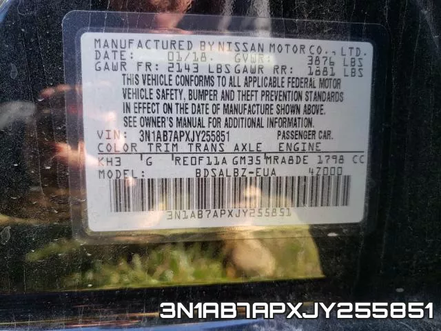 3N1AB7APXJY255851 фото 2