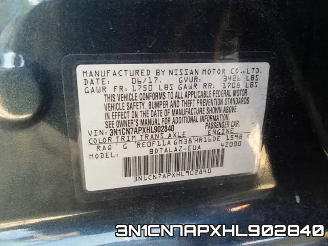 3N1CN7APXHL902840 фото 2